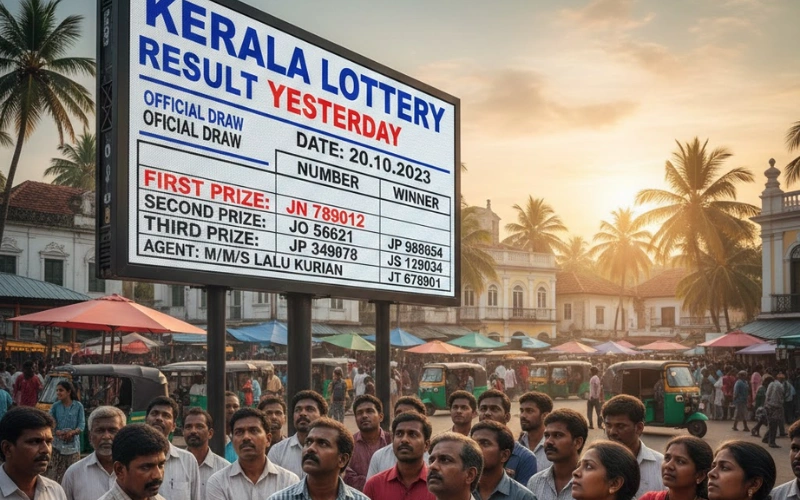Kerala Lottery Result Yesterday​ at Daman featured image